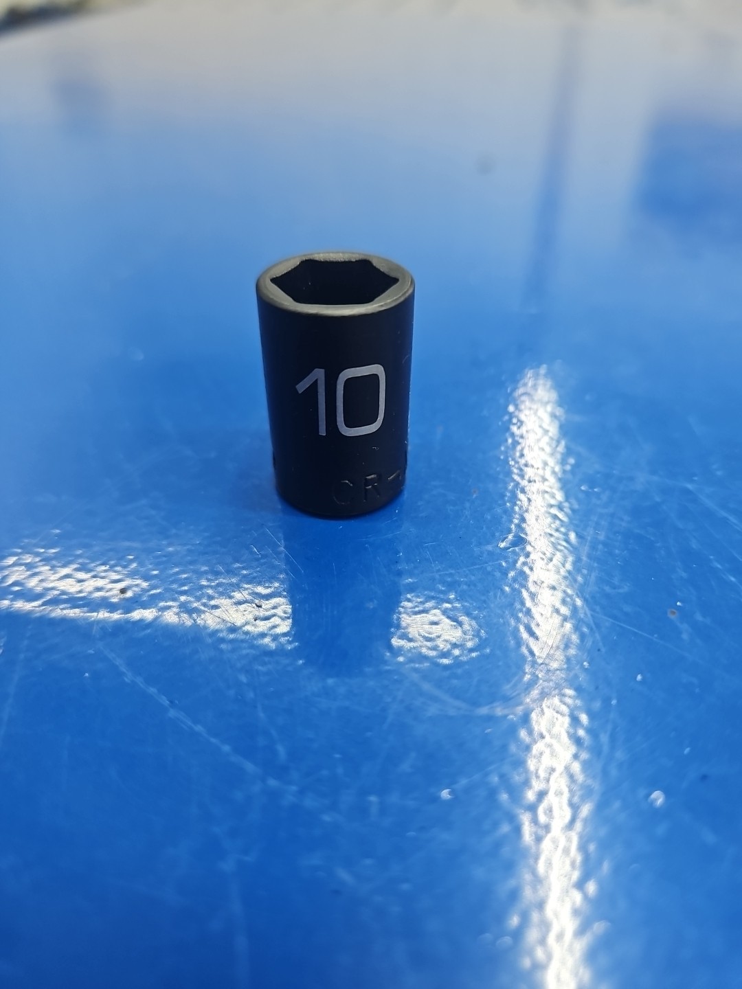 MATCO TOOLS "ADV" AP10M6V, 1/4" DRIVE, 10MM. IMPACT SOCKET, SHALLOW, 6 POINT.