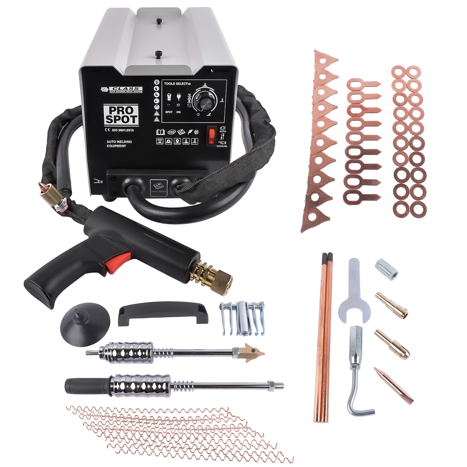 3800A Spot Welder Dent Puller Machine 7 Modes Car Body Repair Dent Removal Tool