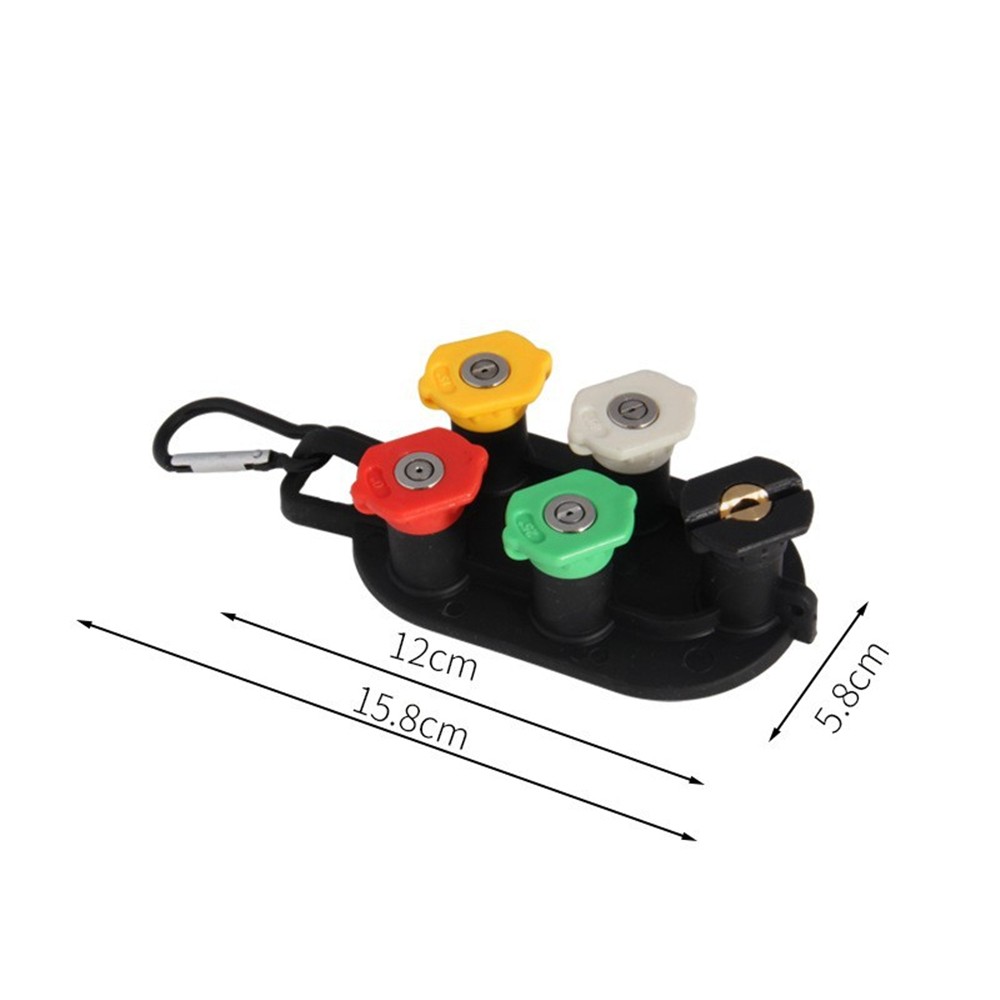 Pressure Washer Gun Tips and Holder 040 Spray Nozzle 4000PSI 1/4" Quick Release