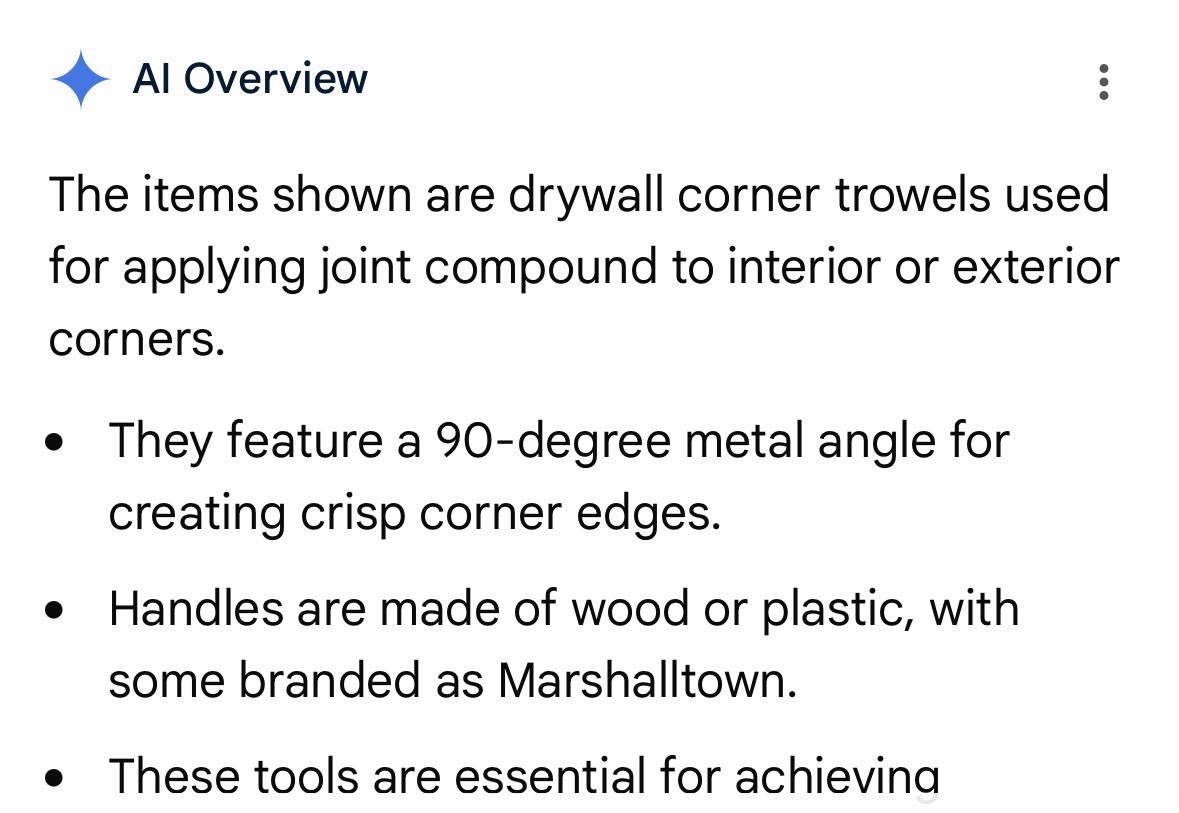 Outside Corner Trowels, Drywall Taping Tools , different style paint rollers LOT