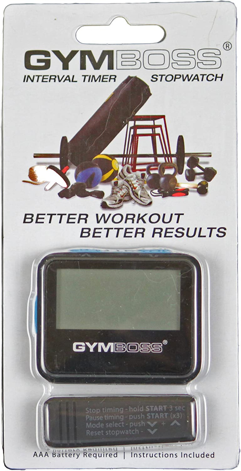 Interval Timer and Stopwatch - Black/Blue SOFTCOAT