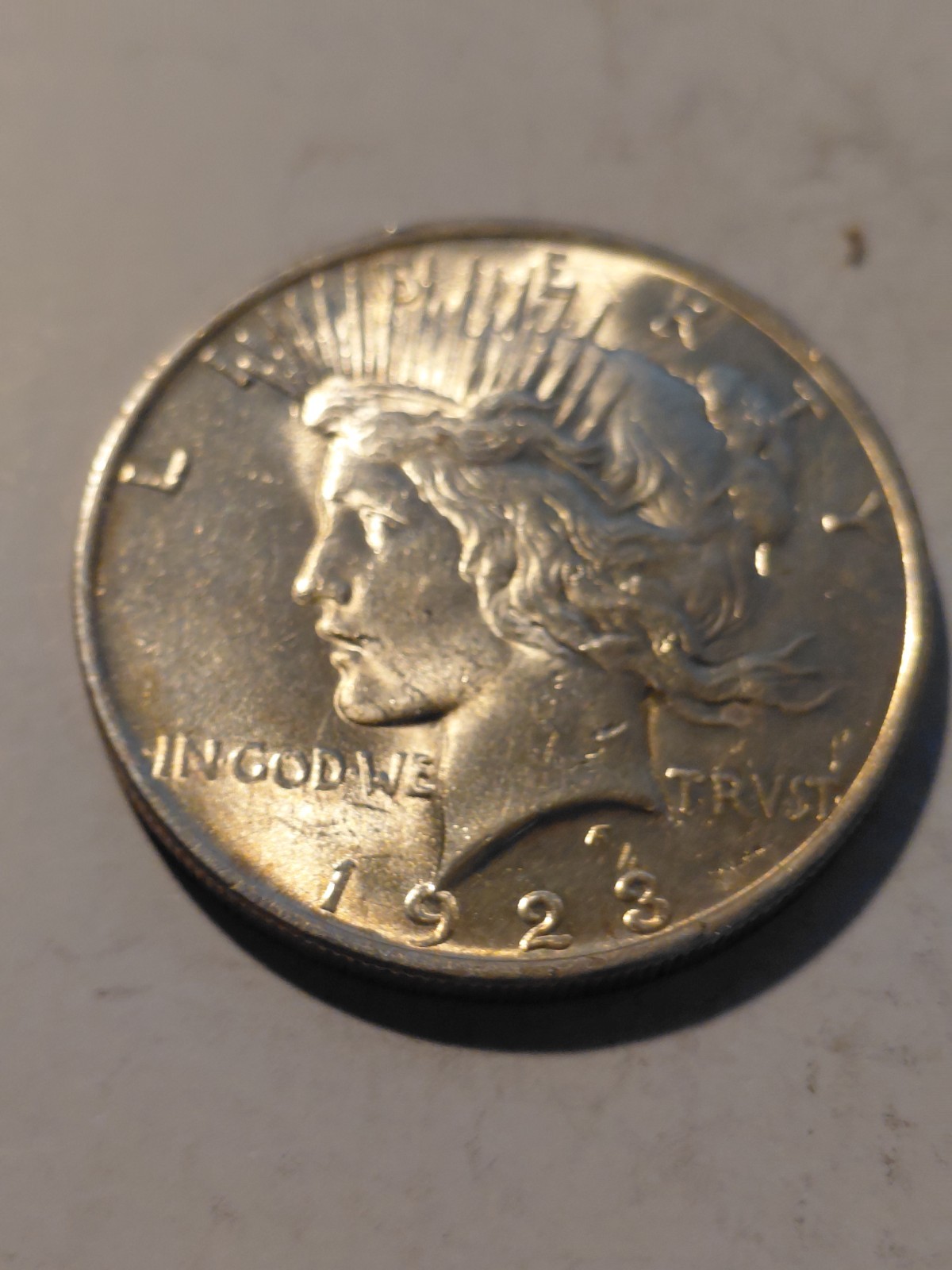 1923 Peace Dollar Uncirculated