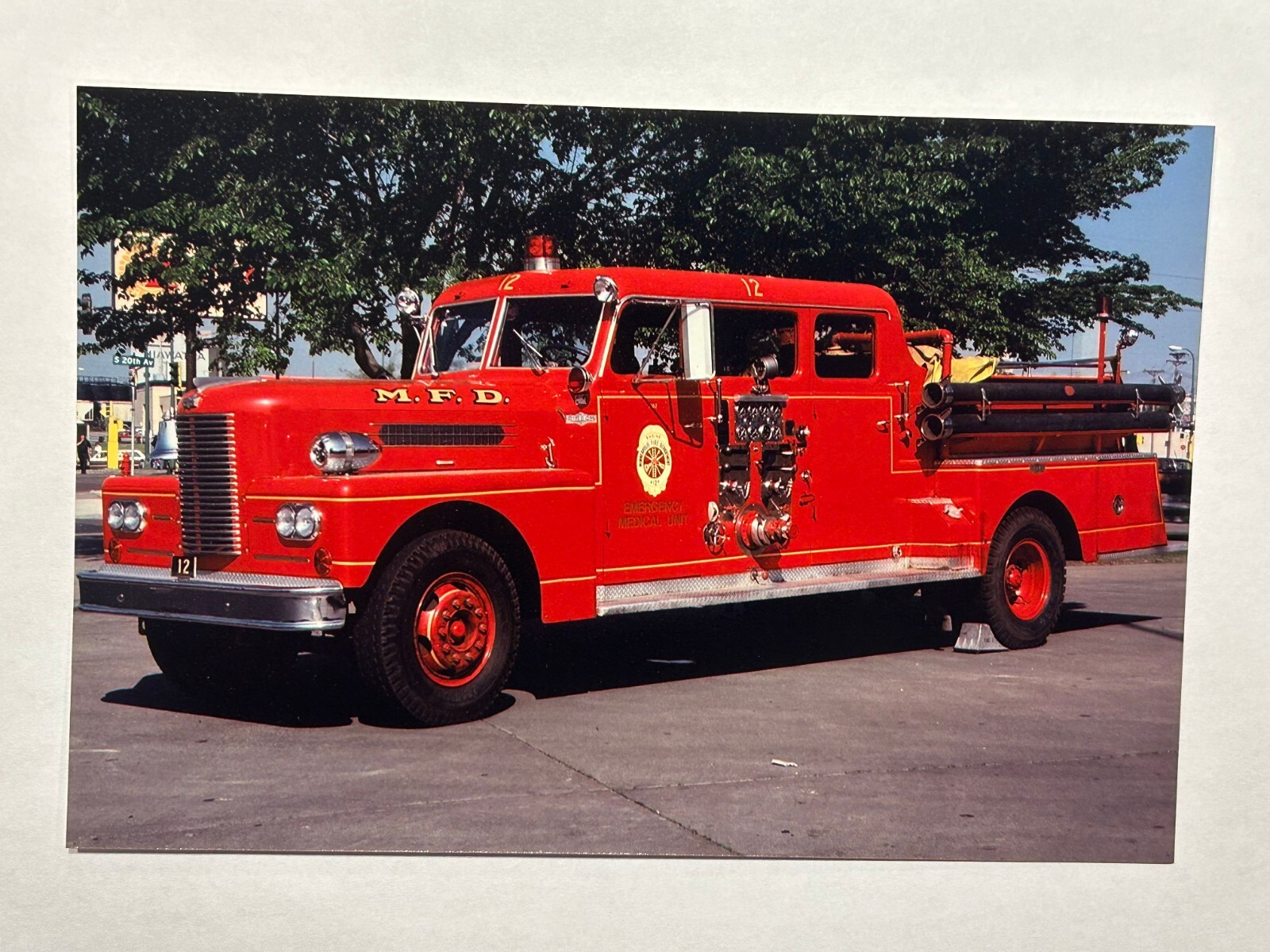 Minneapolis MN E12 Pirsch pumper Fire Apparatus Photo A44