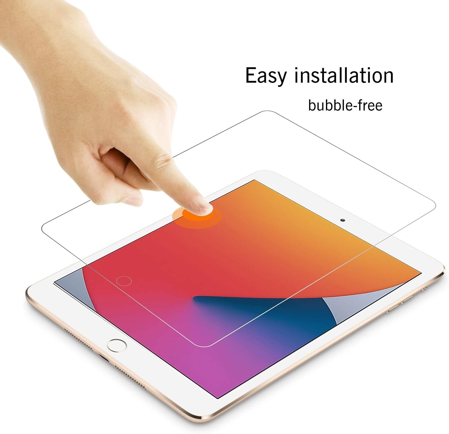 3 Pack HD Tempered Glass Screen Protector for Apple iPad 9.7 2/3/4 2nd 3rd 4th
