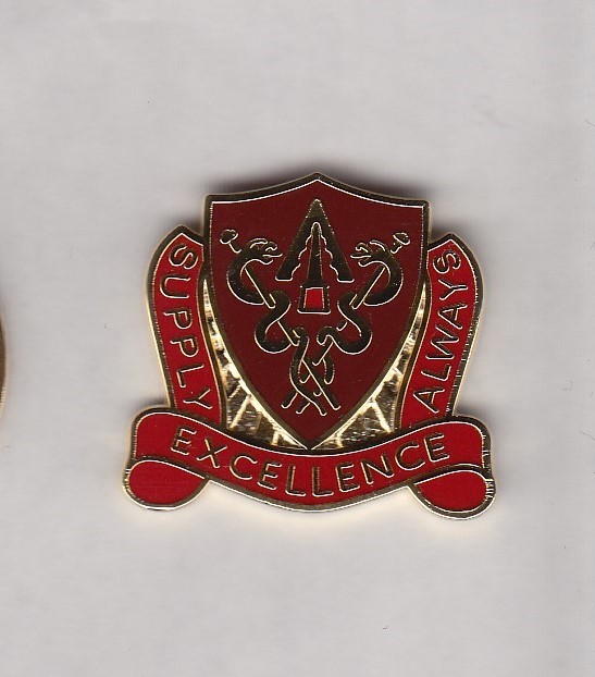 US ARMY MEDICAL 427th MEDICAL BATTALION crest DUI badge c/b G-23