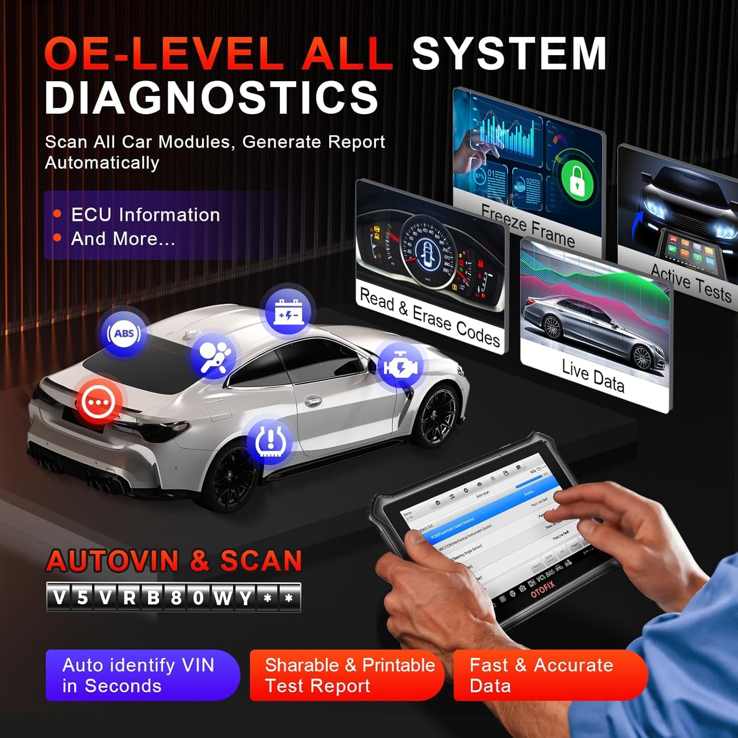 2026 OTOFIX D1 Lite Car Bidirectional Scanner Auto Full System Diagnostic Tool