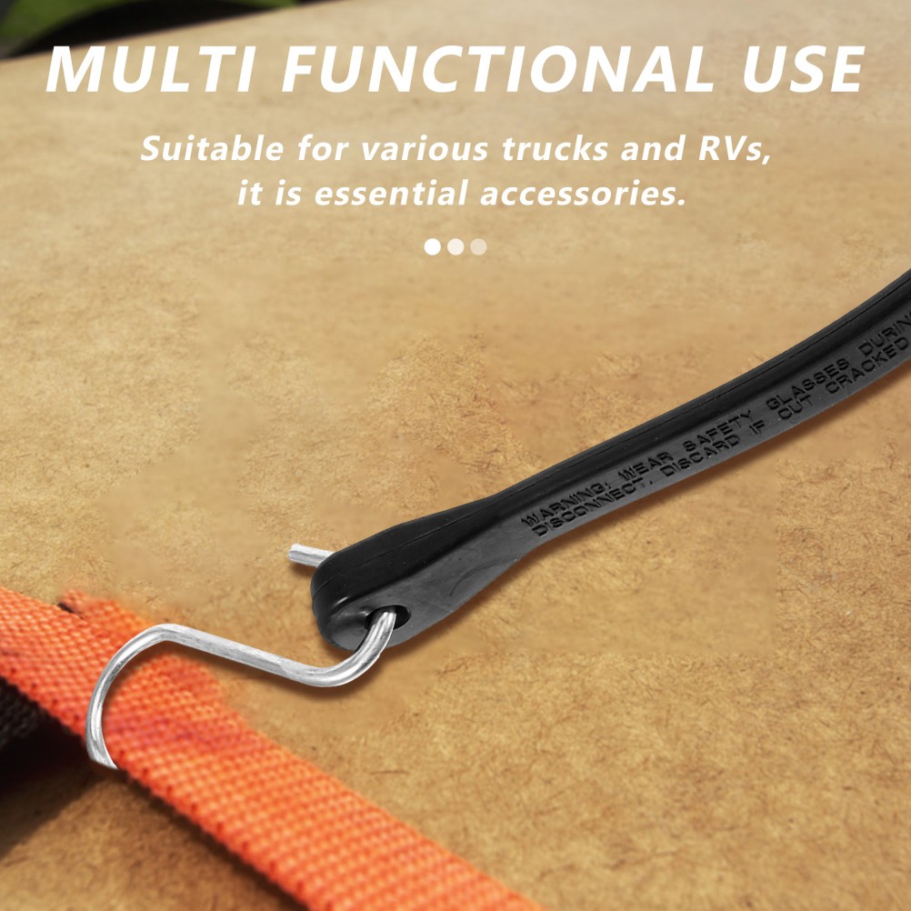 Cargo Fixing Rope Tarp Tie Downs Heavy Duty Rubber Binding Strap