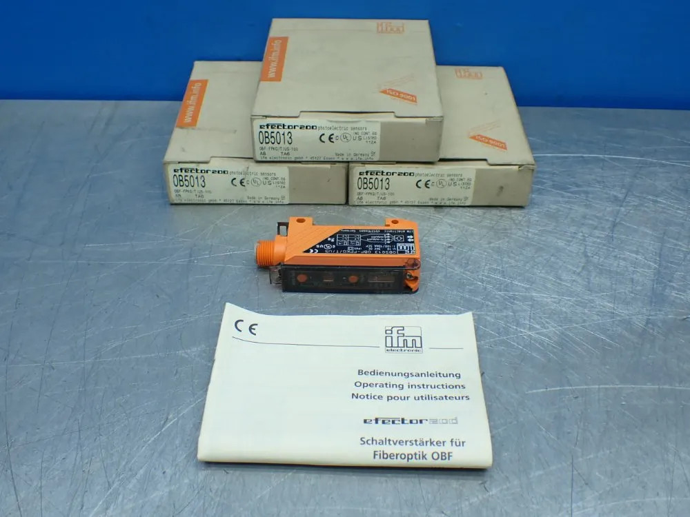 IFM 3 FIBER OPTIC AMPLIFIER UNITS 0B5013