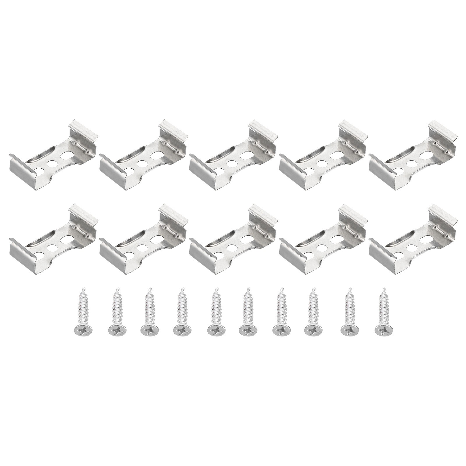 50pcs T8 LED Light Brackets Fluorescent Tube Mounting Clip Holder Hanger Clamps