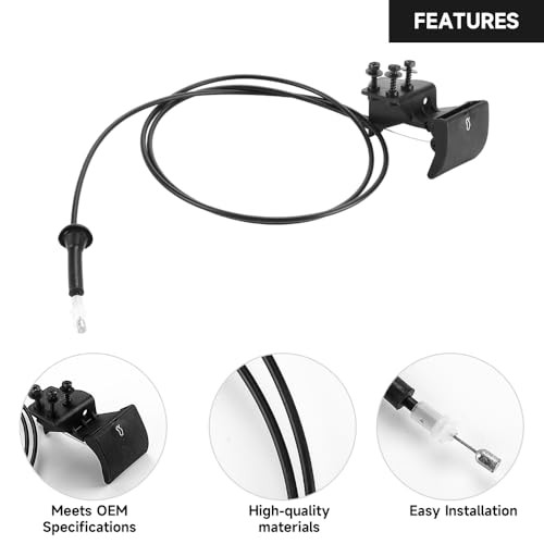 Front Hood Latch Cable Hood Release Cable Hood Control Cable - 55135532AB