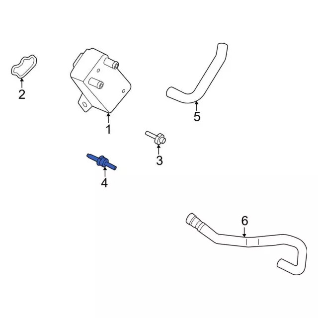 Genuine Ford Engine Oil Cooler Stud W714963-S437