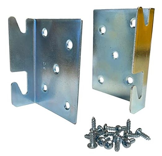 Elegent Upholstery Bed Rail Hook Plates Headboard Footboard Attachment