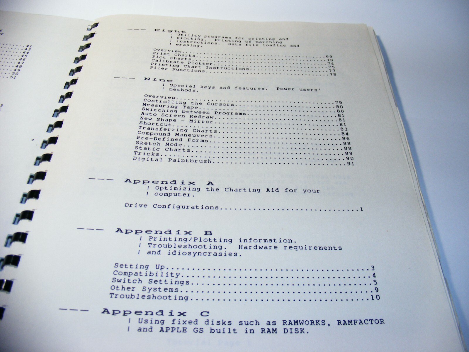 Vtg 1986 Pygraphics PYWARE Charting Aid System Version 9 Band Directors Drills +