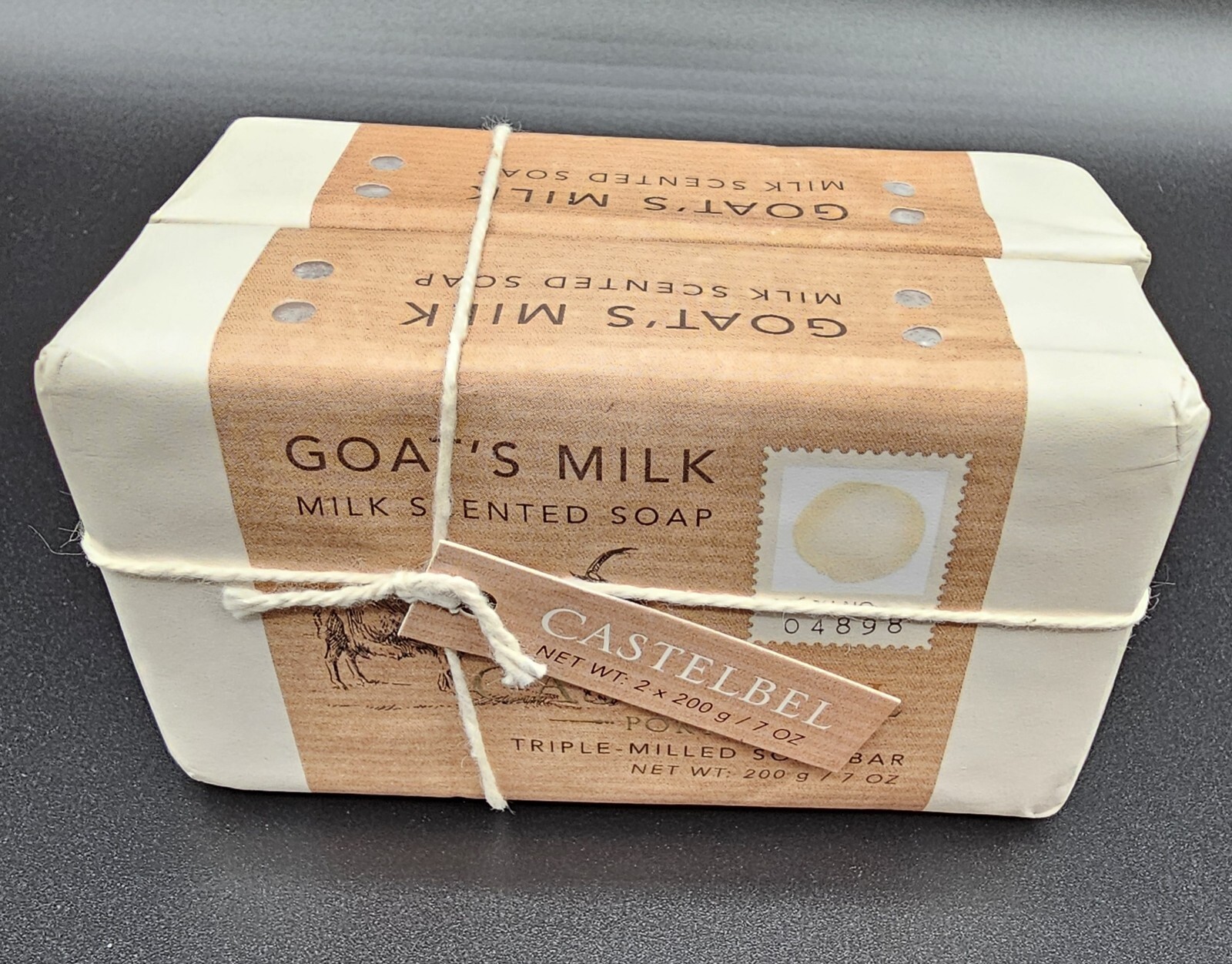 Castelbel Triple-Milled Goats Milk, Milk Scented Soap Set (2 X 200 G) [UNUSED]