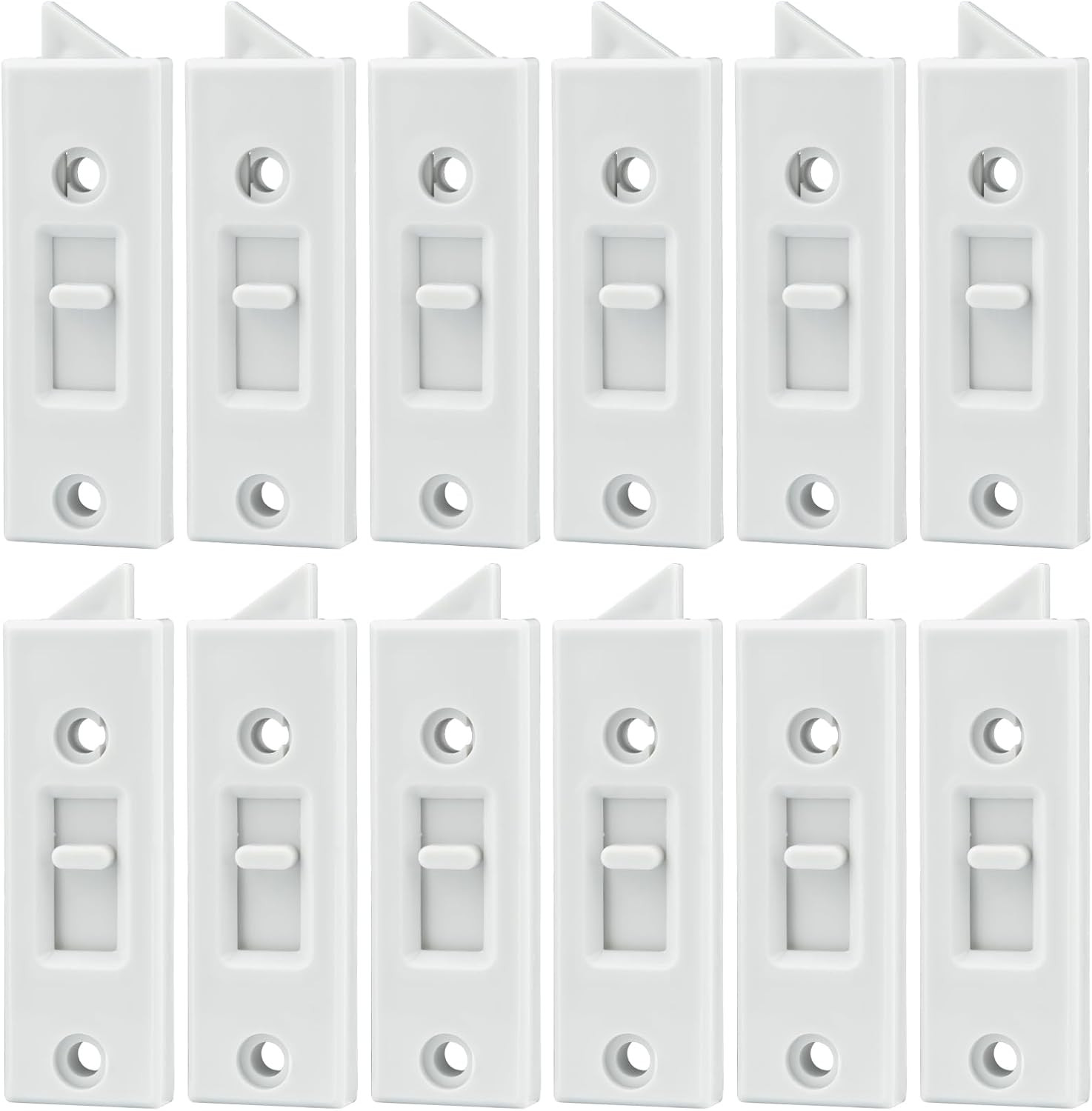 12 Pcs Window Latch Locks Spring Loaded Window Tilt Latch Replacement Part by JP