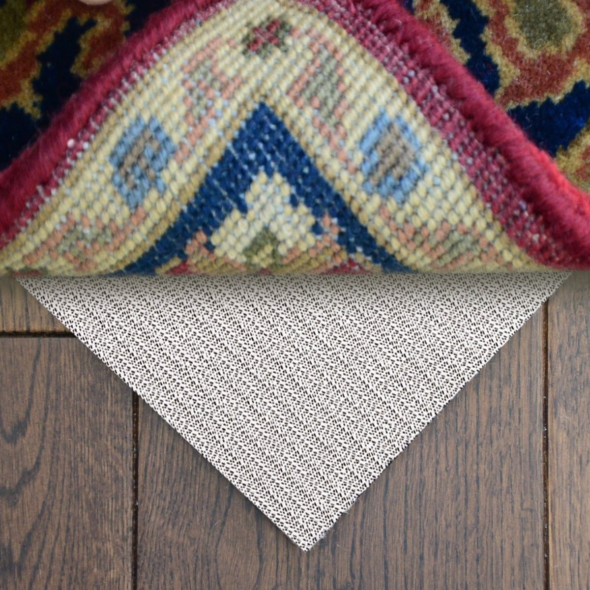 Anti Slip Grip Pad for Spring and Memory Foam Queen Queen(55" x 75"), White