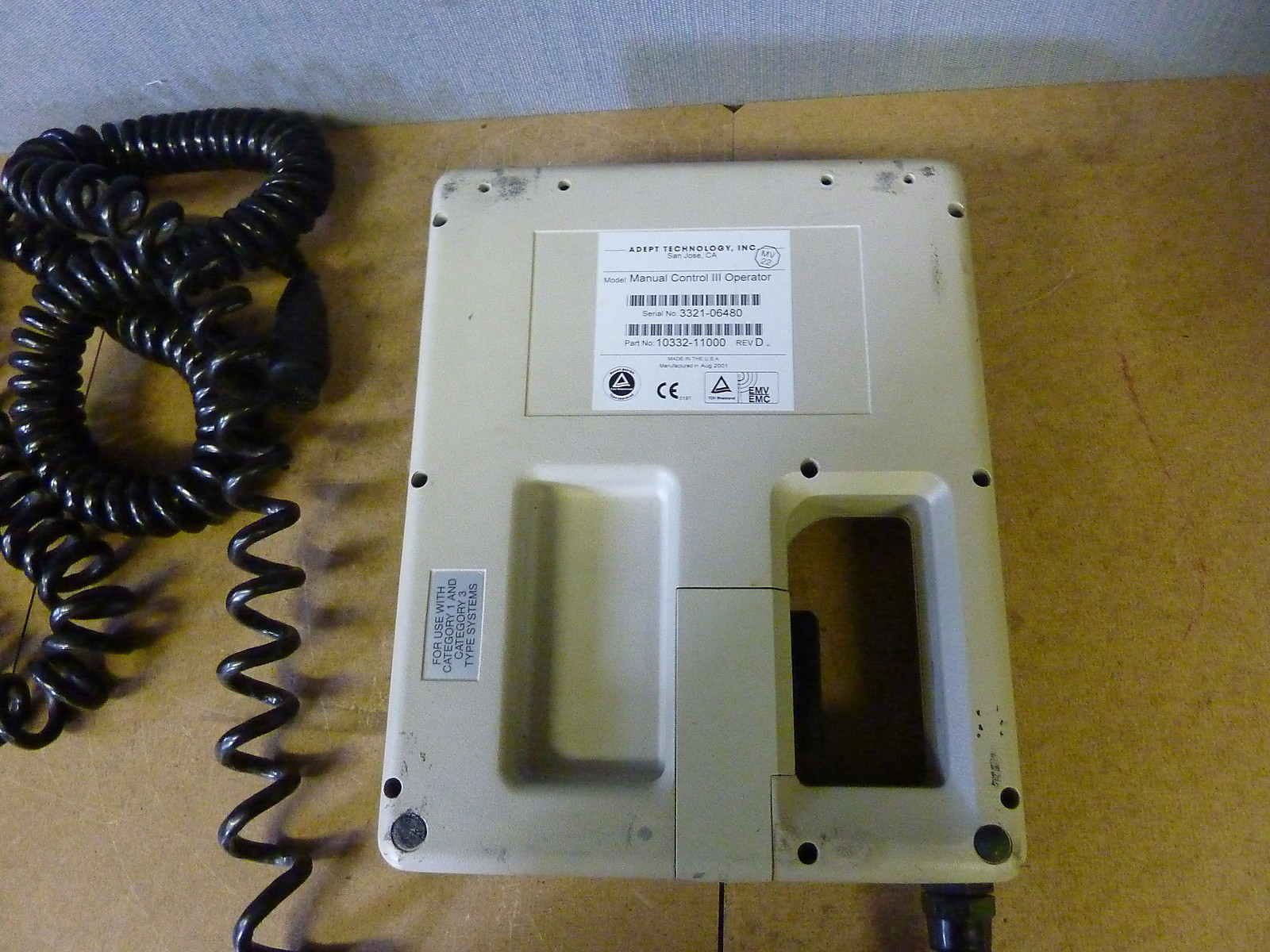 Adept Manual Robot Control III Operator 10332-11000 Rev D (10431)