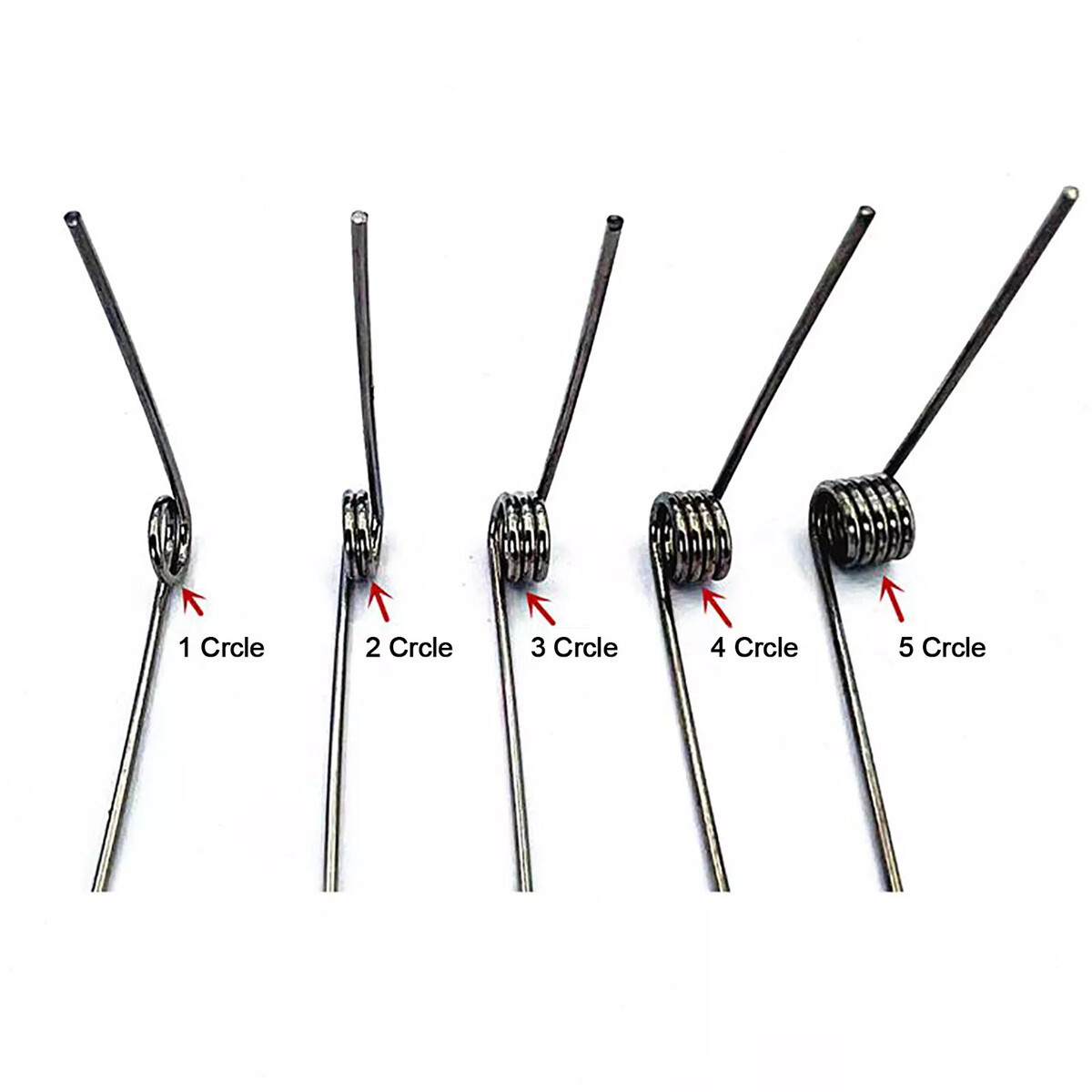 10 Pack Torsion spring Various Size Length Diameter Assortment Spring Steel