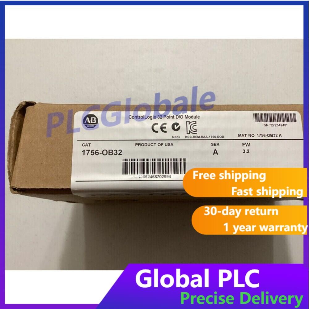 New Factory Sealed AB 1756-OB32 ControlLogix 32 Point DO Module US Free Tax
