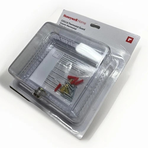New Honeywell CG511A  Universal Thermostat Guard Cover Lock Box with Key & Screw