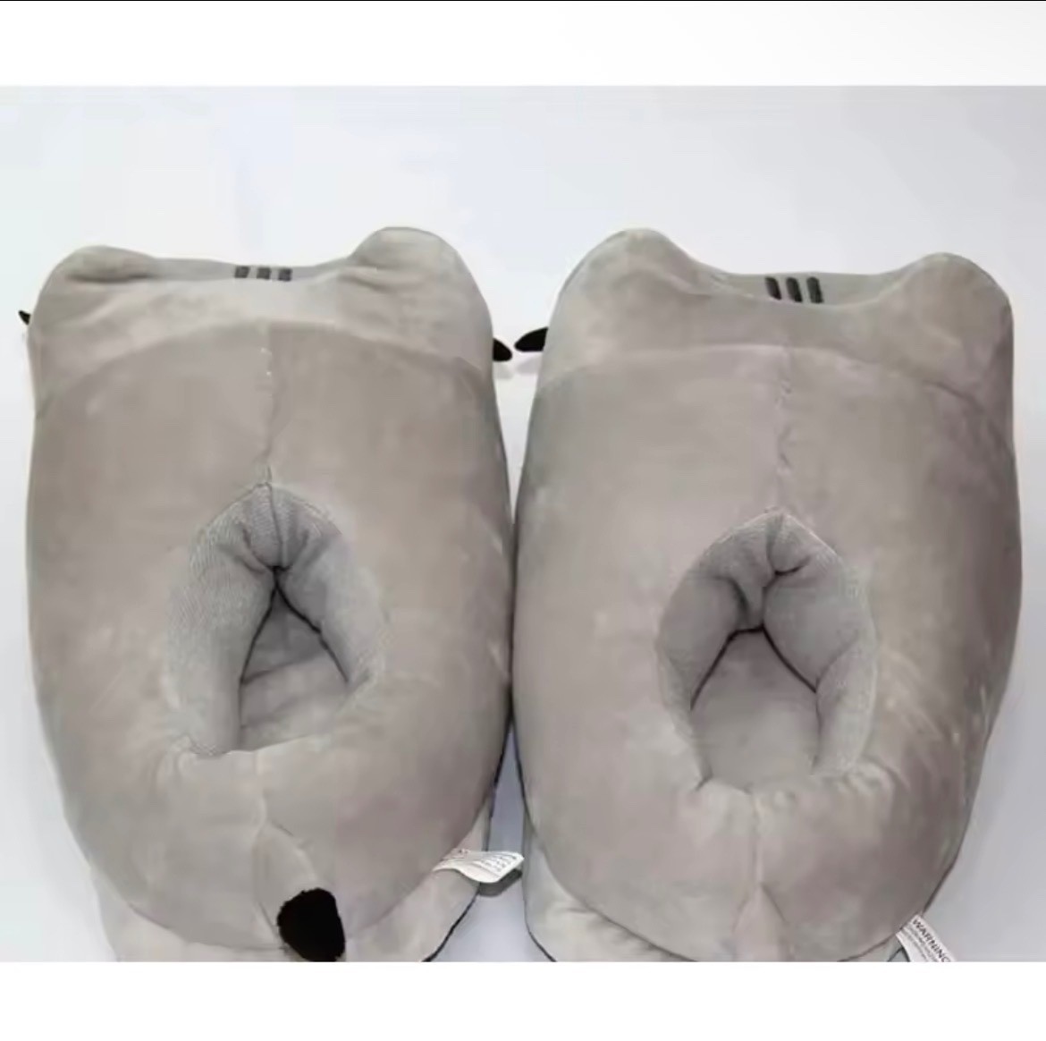 Kawaii Cute Grey Cat House Slippers