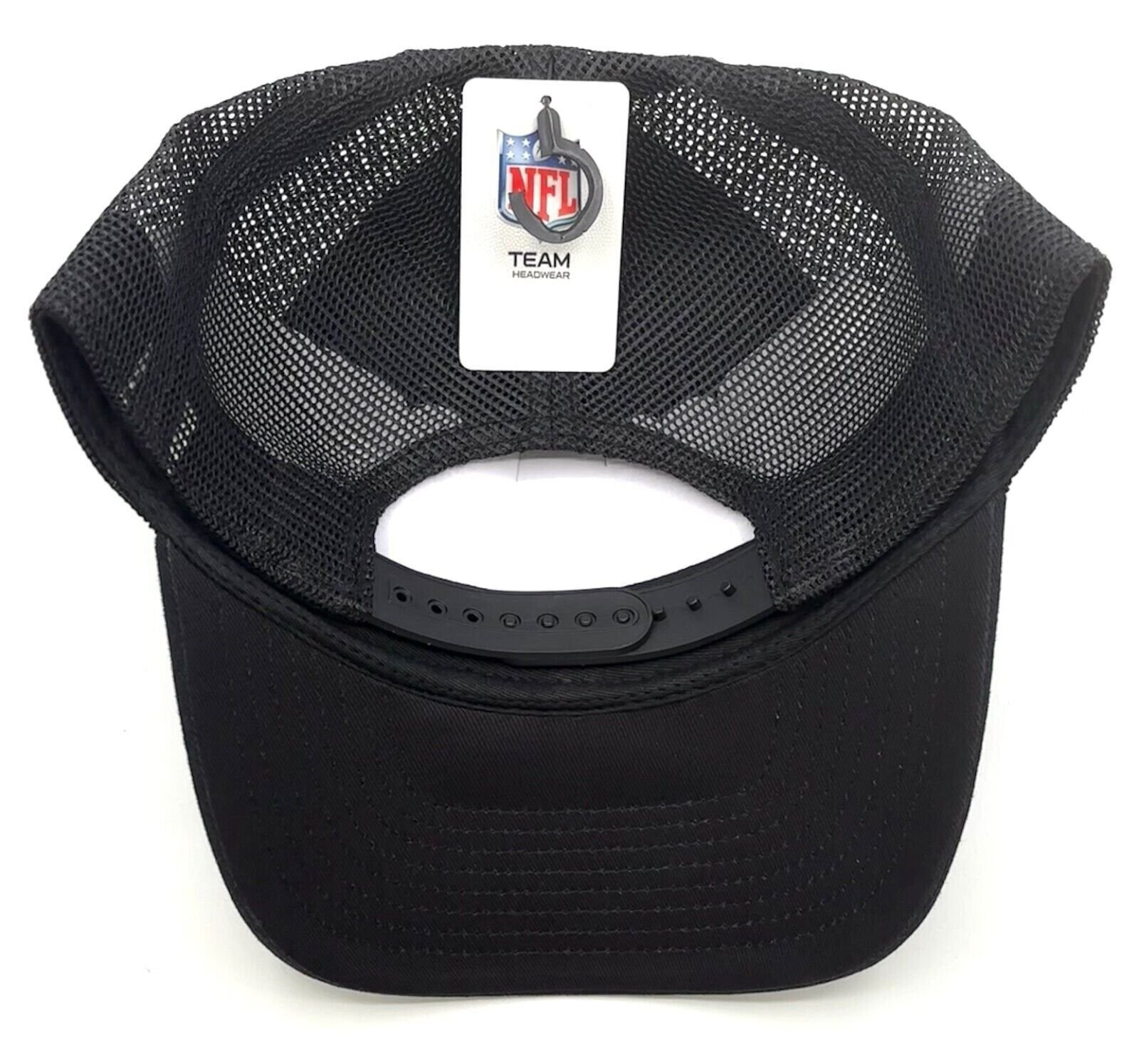 BUFFALO BILLS HAT MESH TRUCKER BLACK MVP NFL FOOTBALL TEAM ADJUSTABLE CAP NEW