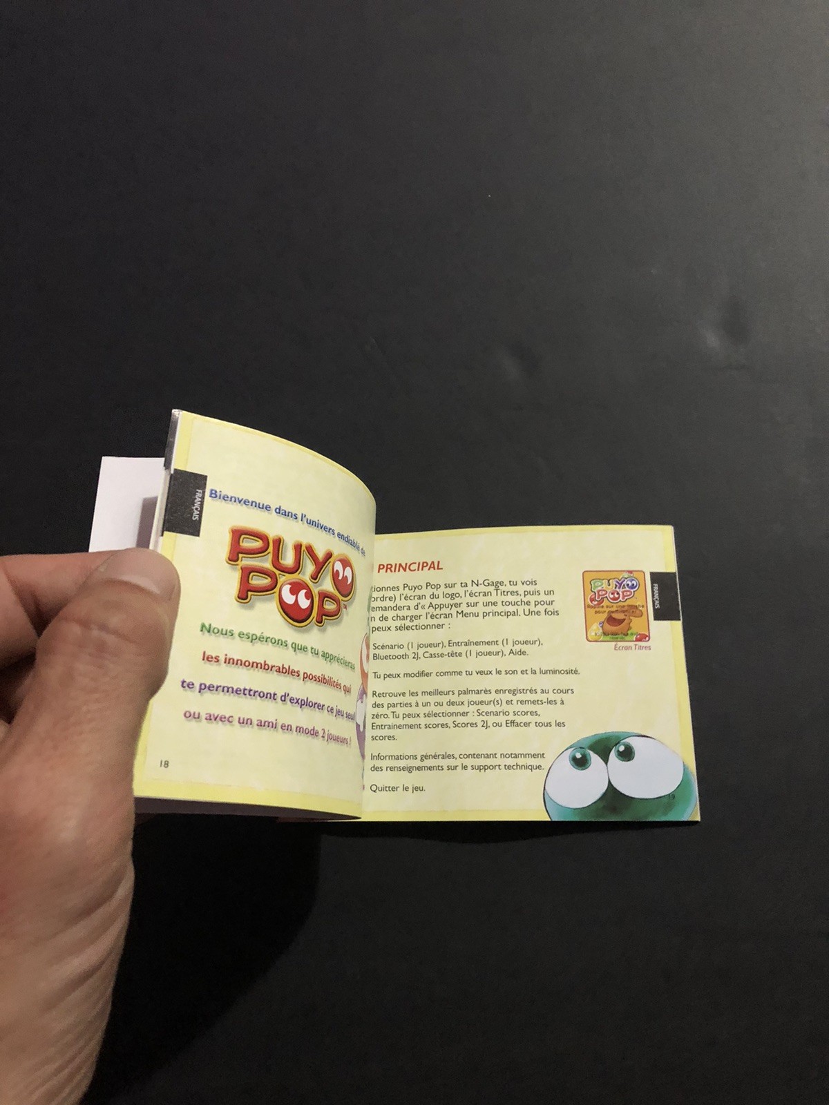 Puyo pop N Gage Manual Only