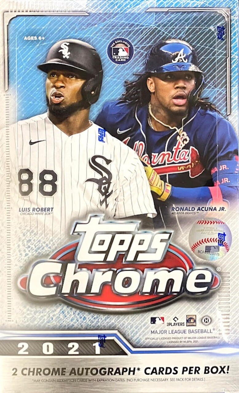 2021 Topps Chrome Baseball Hobby Box
