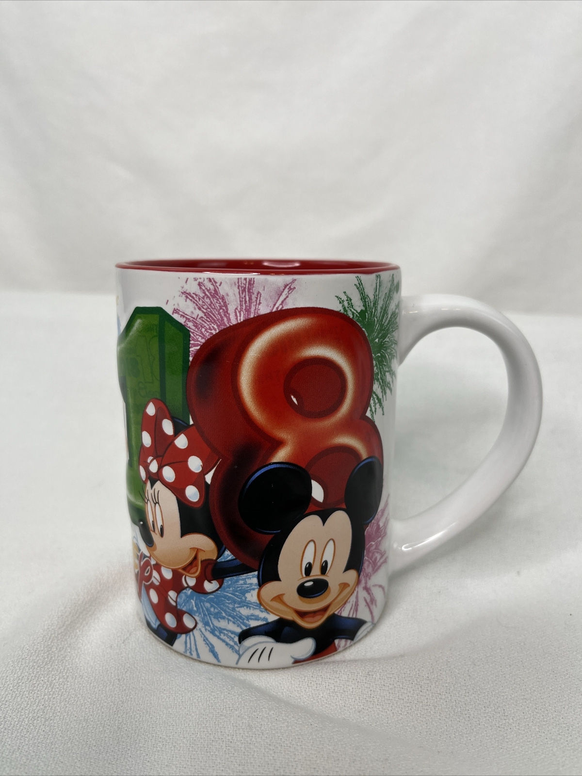 2018 Disney World Glass Coffee Hot Chocolate Mug