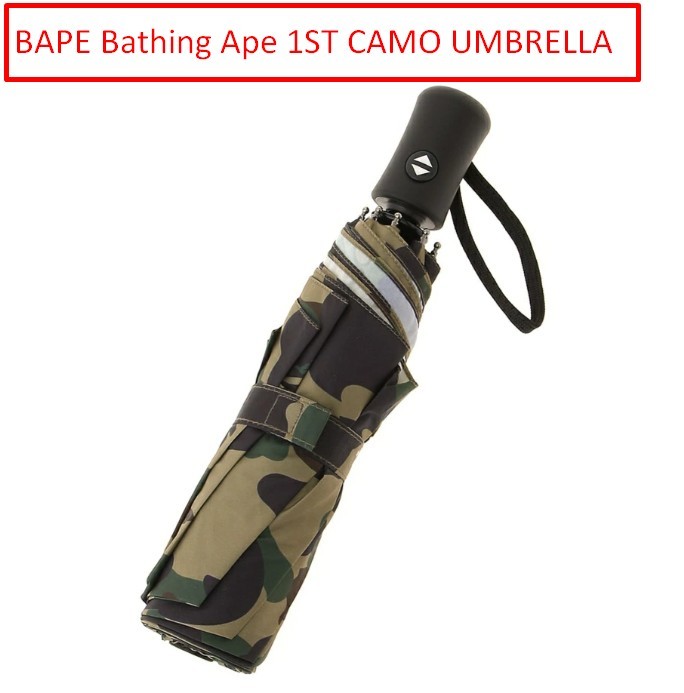 BAPE Bathing Ape 1ST CAMO UMBRELLA M folding One-touch button type