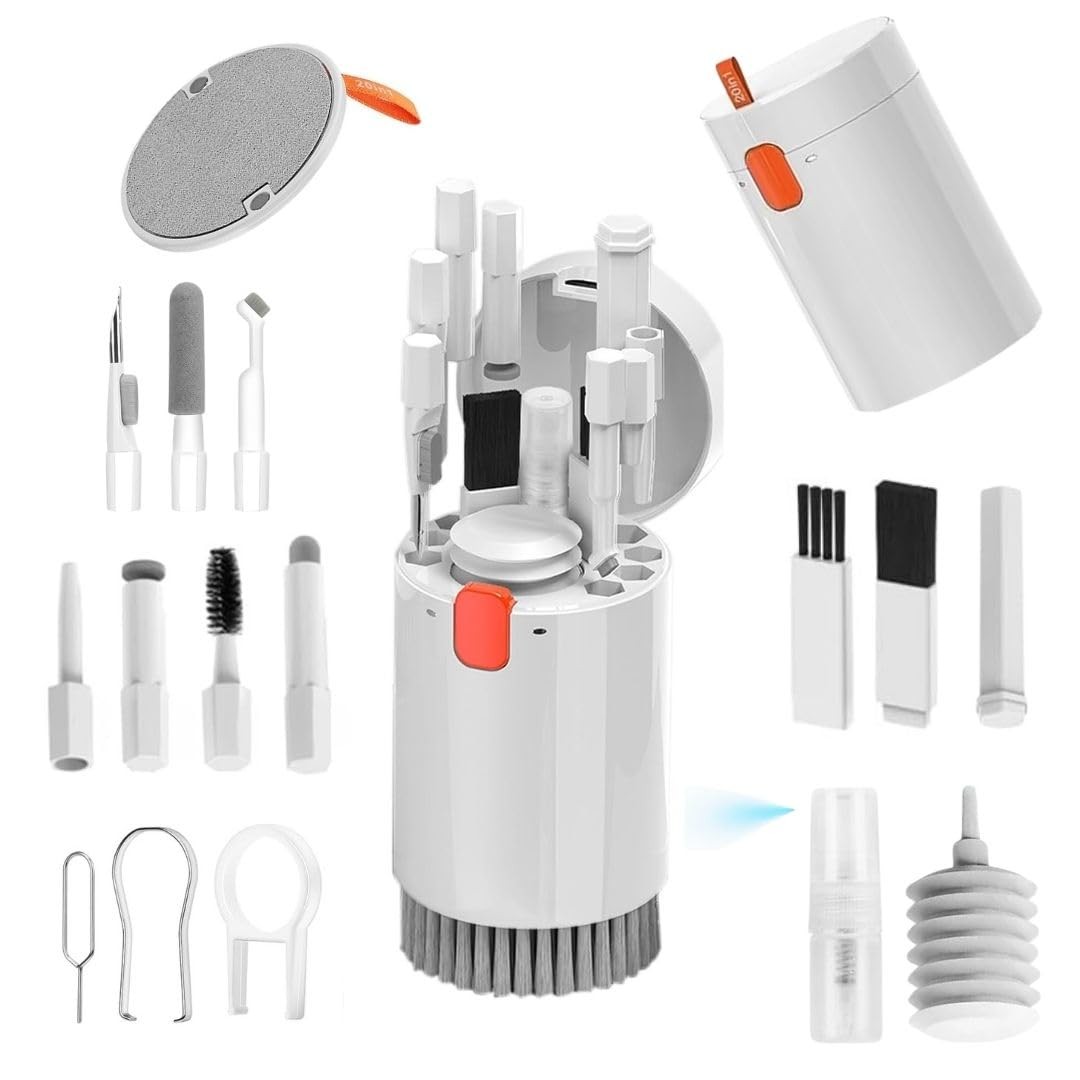 ZORE Keyboard Cleaner w/Brush, 20 in 1 Multi-Functional Electronic Cleaner Tool