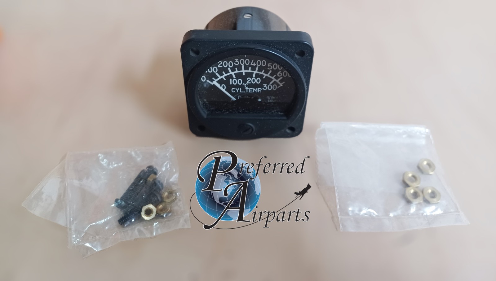 New Simpson Aviation Cylinder Head Temperature CHT Gauge, p/n S12061