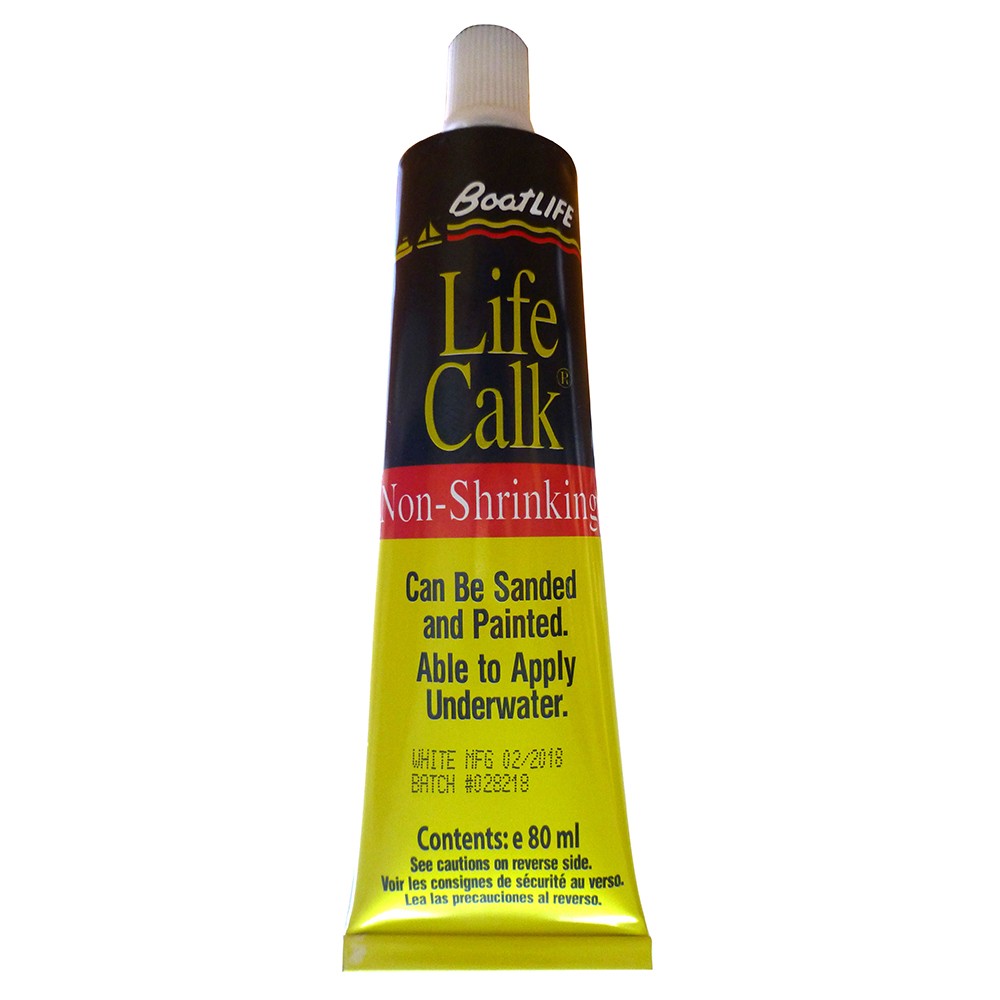 BoatLIFE Life-Calk Sealant Tube - Non-Shrinking - 2.8 FL. Oz - White 1030 UPC...