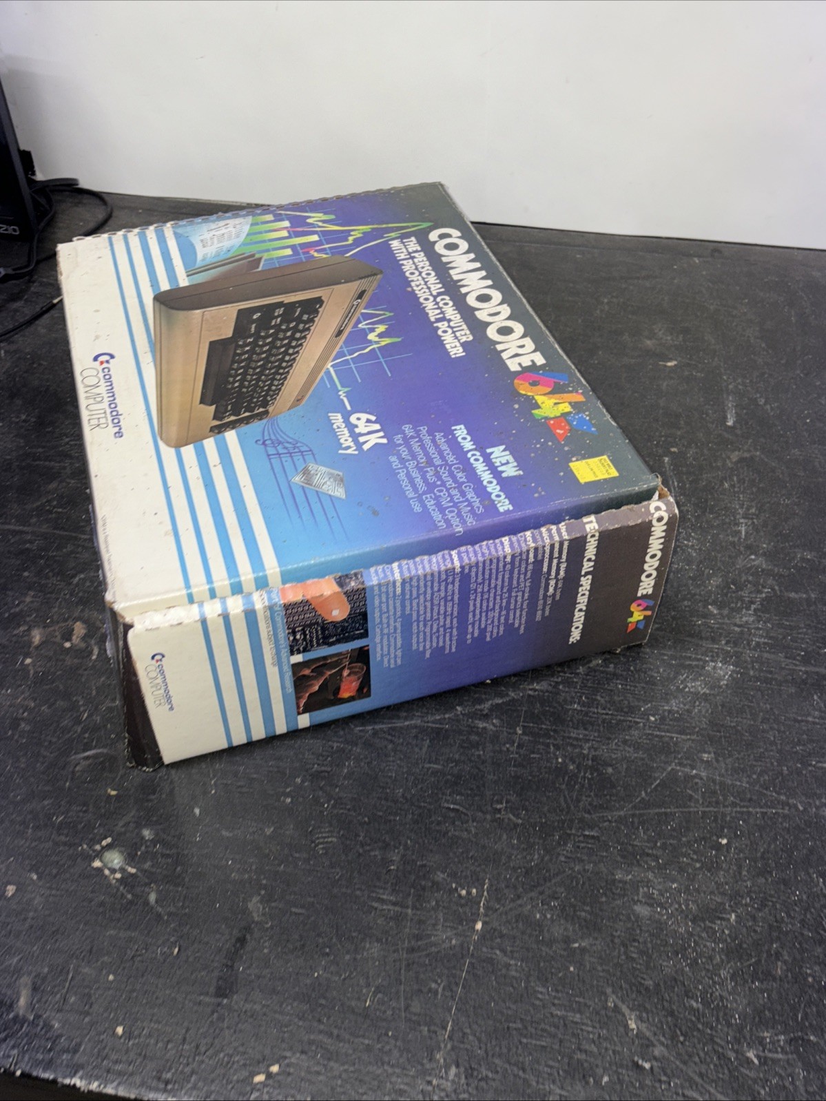 Commodore 64 w. Box Cleaned Tested Working & Guaranteed Vtg Retro Gaming