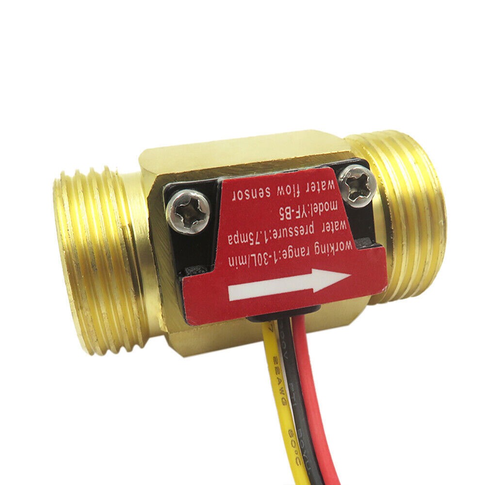 Thread Hall effect flow sensor switch flow meter G1/2" 3/4" 1" DE