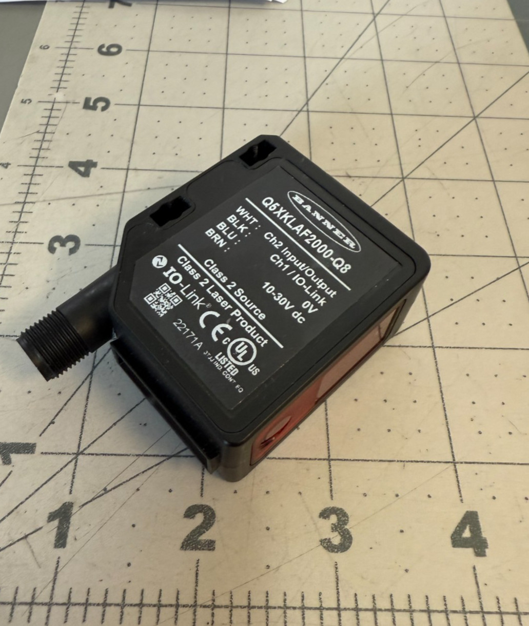 Banner Q5XKLAF2000-Q8 High Power Adjustable Field Photoelectric Sensor 803693