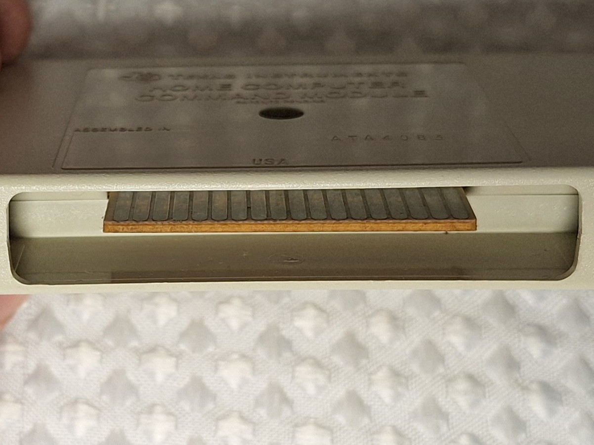 1982 TI Texas Instruments Multiplication Game Solid State Cartridge PHM 3092