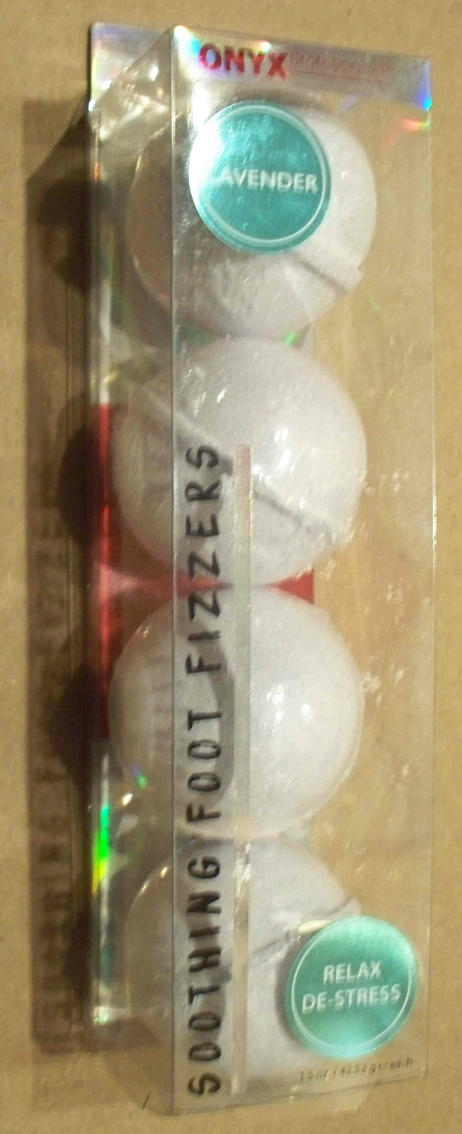 Onyx Professional Lavender Soothing Foot Bath Fizzers 4 Pack - Save on 2+