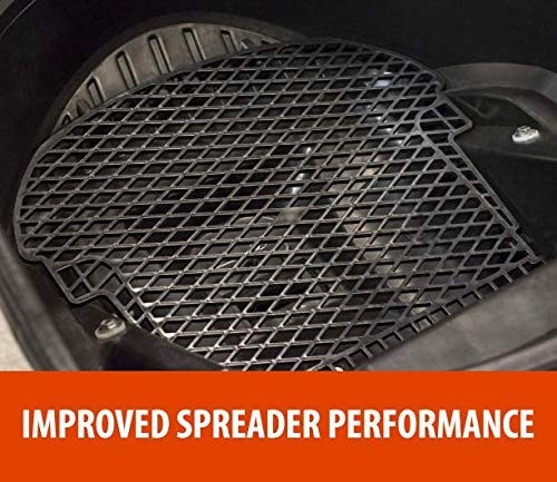110-130 lb Spreader Grate Kit for Lawn Care - Durable Black Accessory