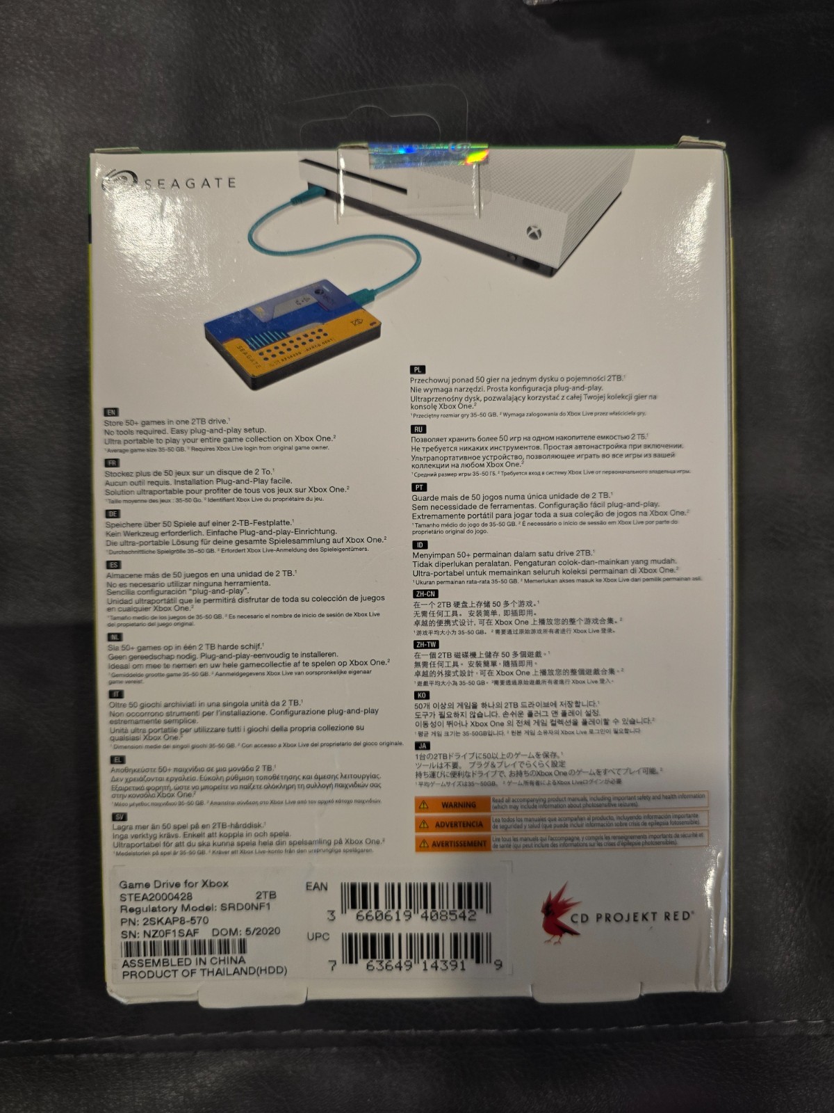 Seagate Cyberpunk Xbox One 2TB HDD NEW
