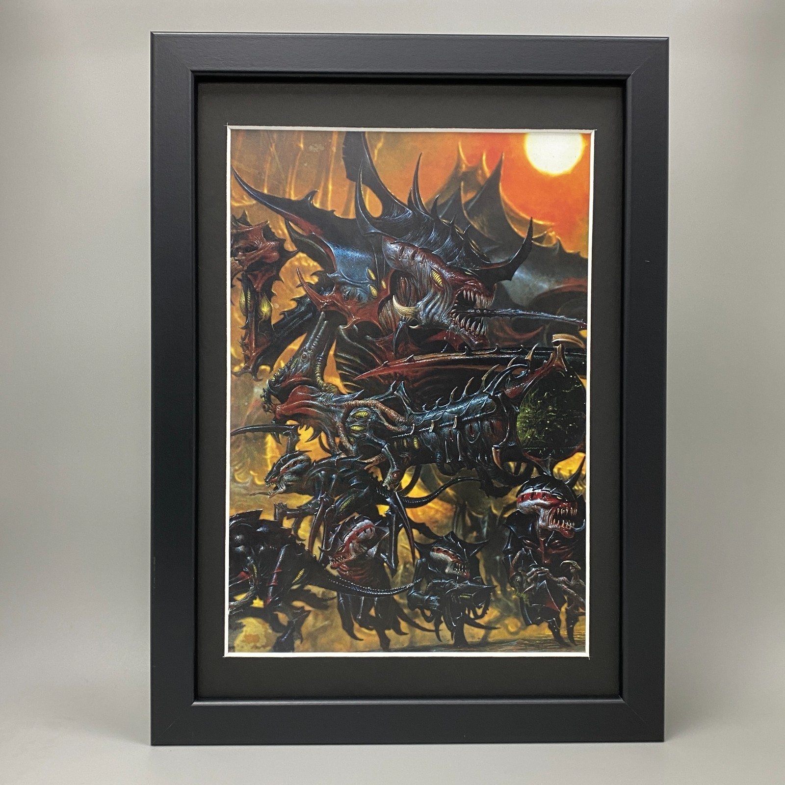 HIVE FLEET BEHEMOTH FRAMED ART TYRANIDS WARHAMMER 40,000 40K ADRIAN SMITH