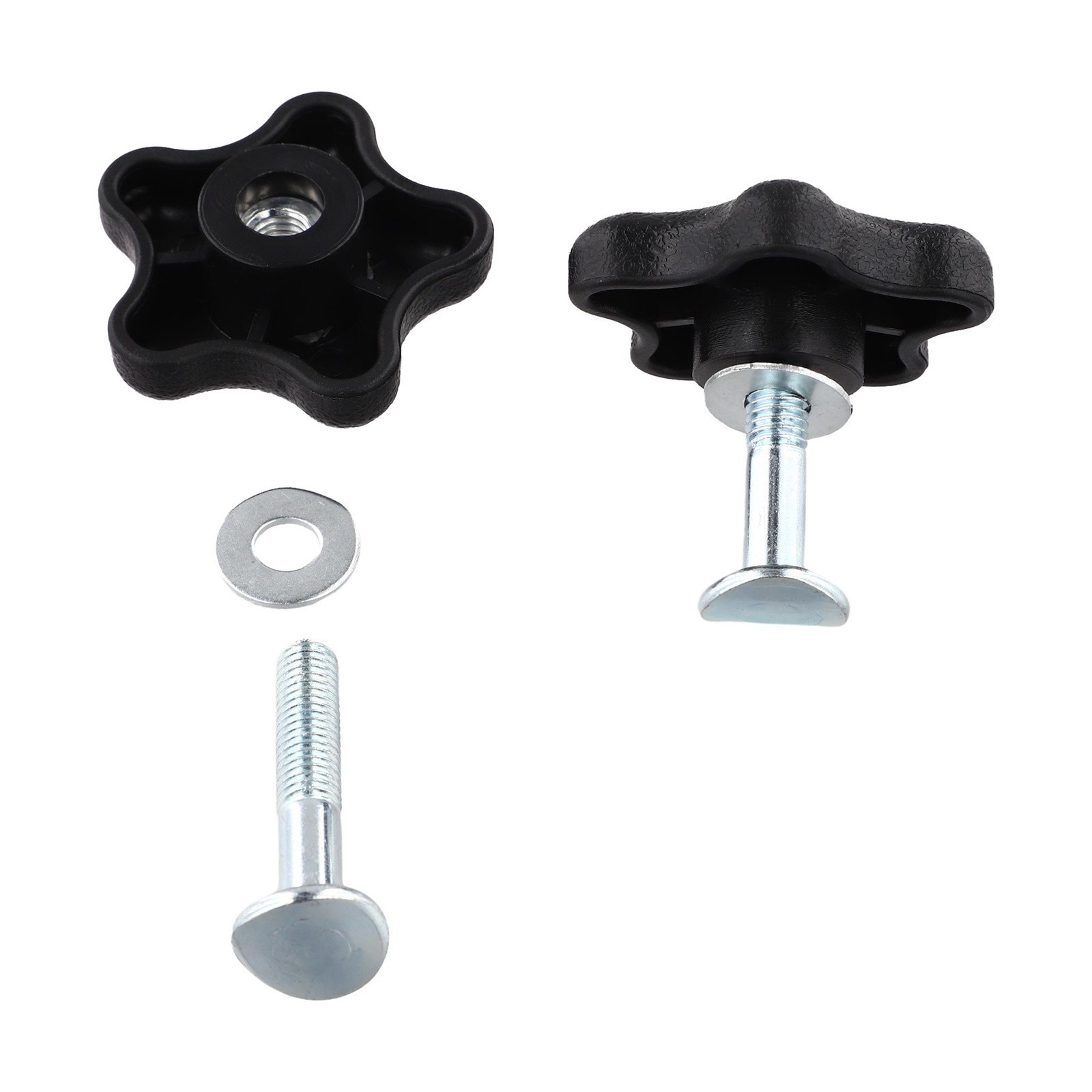 2 Pack For Toro Lawnmower Handle Knobs with Washer and Bolt Replacement Set
