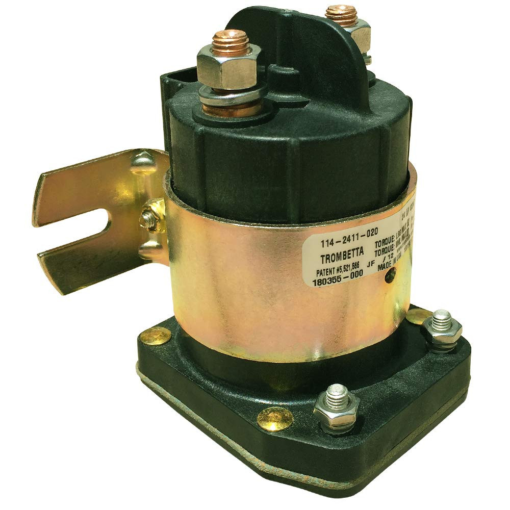 Solenoid OEM Trombetta 114-2411-020-02 114-2411-020, 24V, Continuous Duty w/Nuts