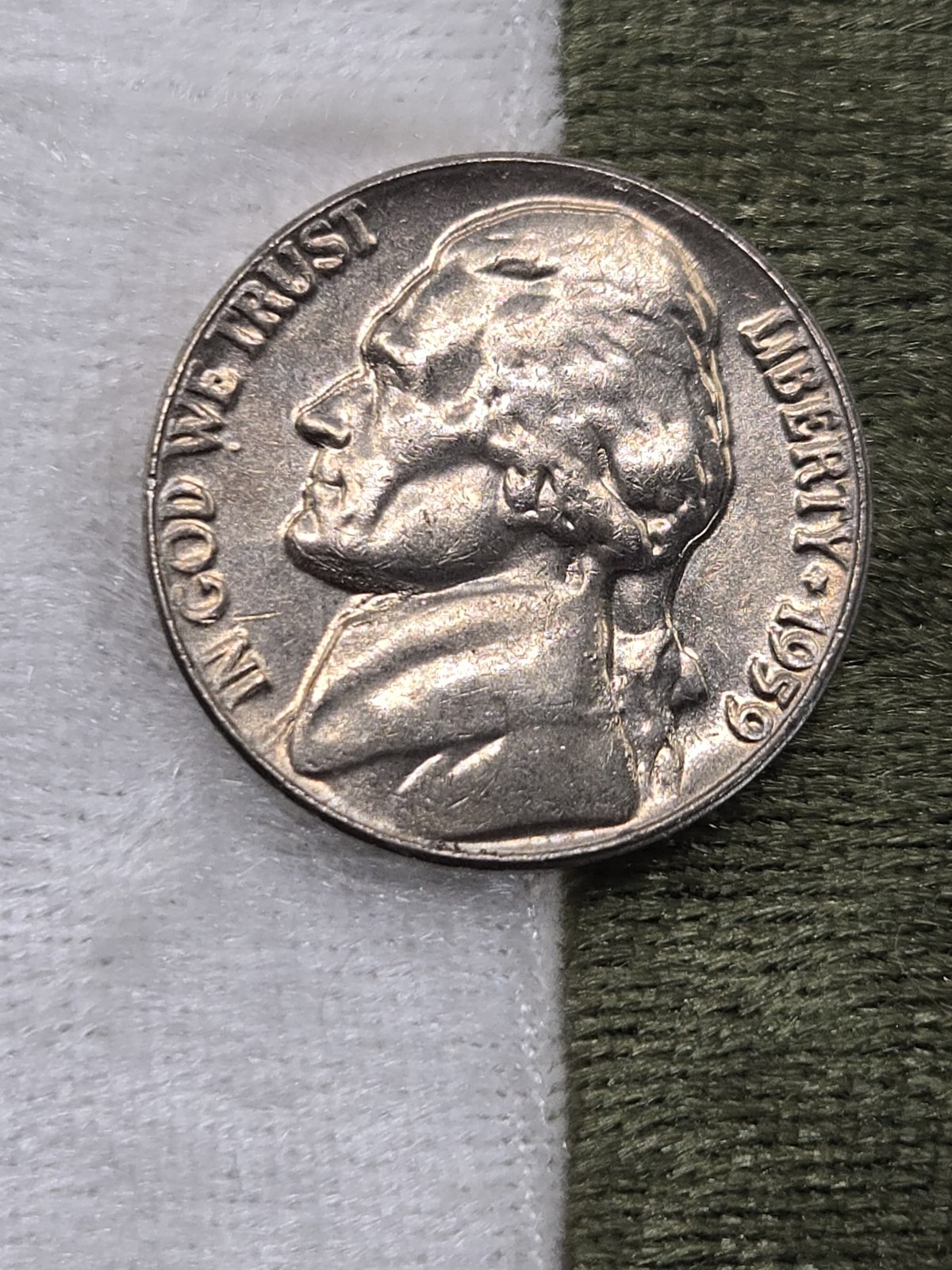 1959-P Jefferson Nickel 5c
