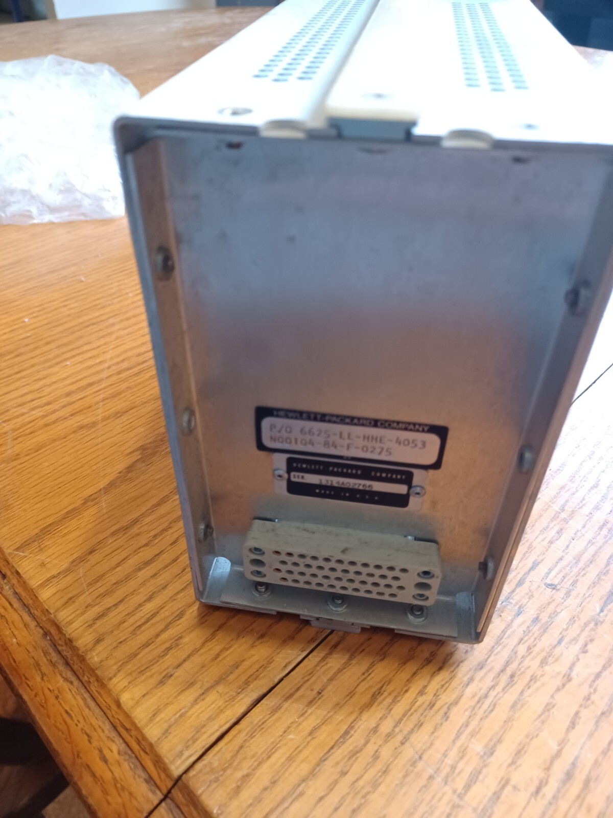 Hewlett Packard HP 86631B Auxiliary Section Plug-In Module System
