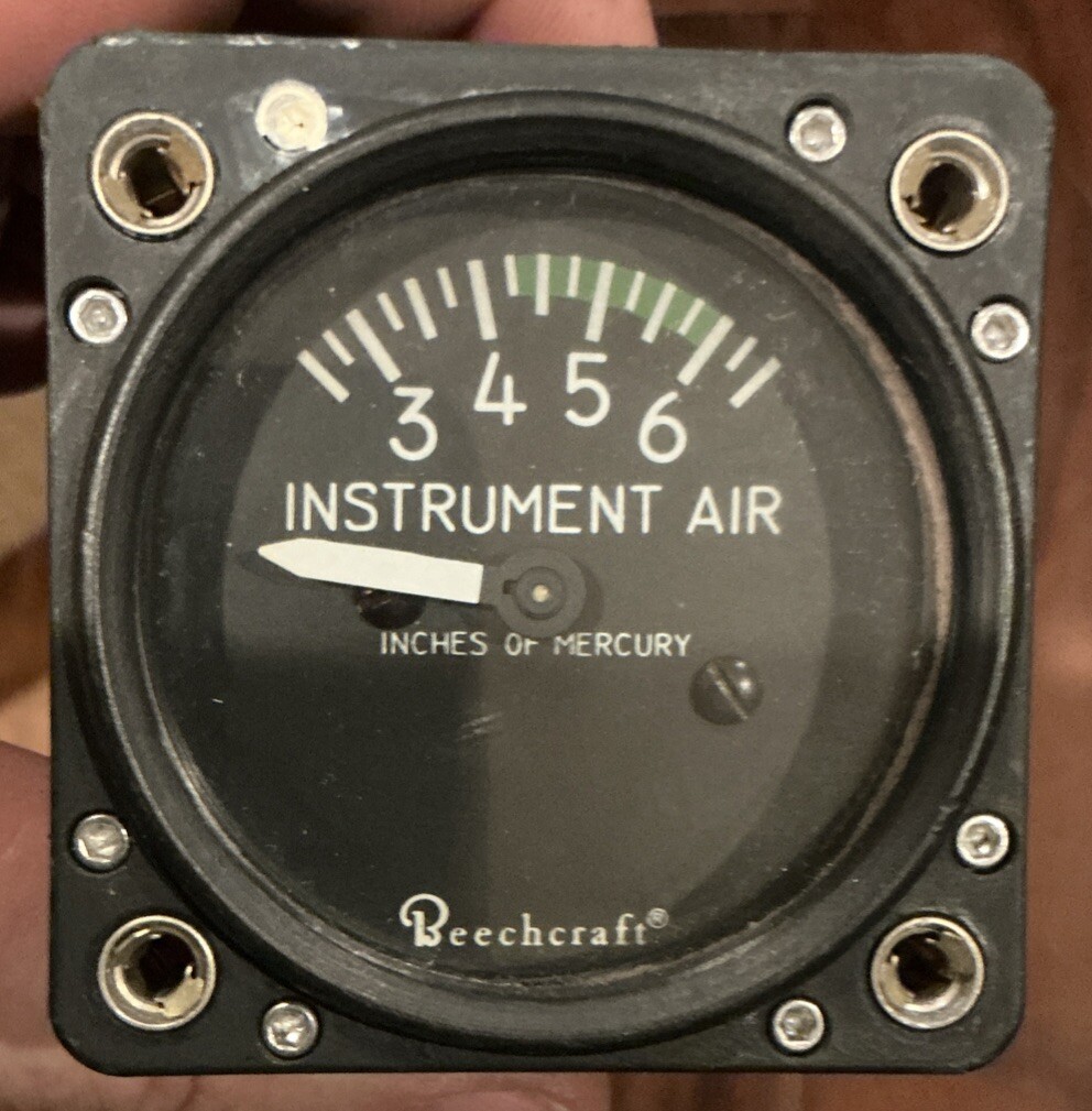 Parker 1G9-38 Beechcraft 58-380017-3 Instrument Air Indicator