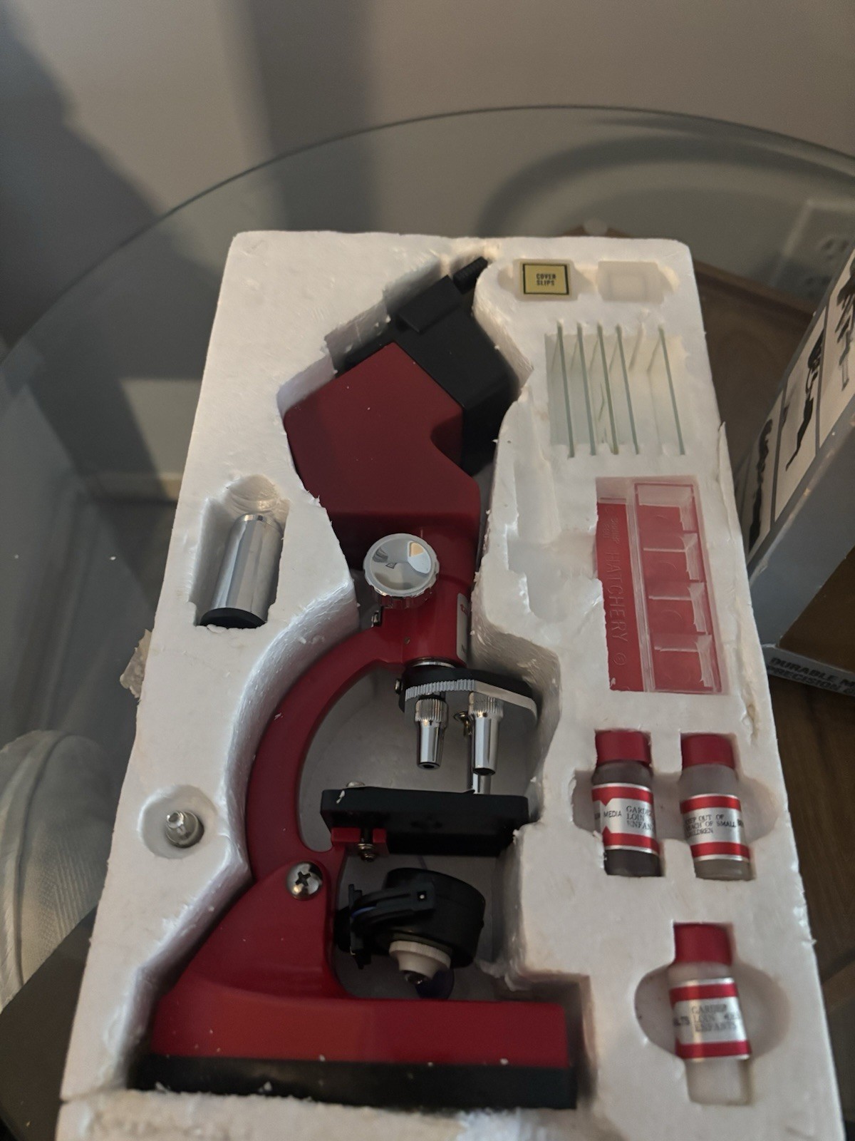 vintage tasco microscope Kit 600 Power Microscope