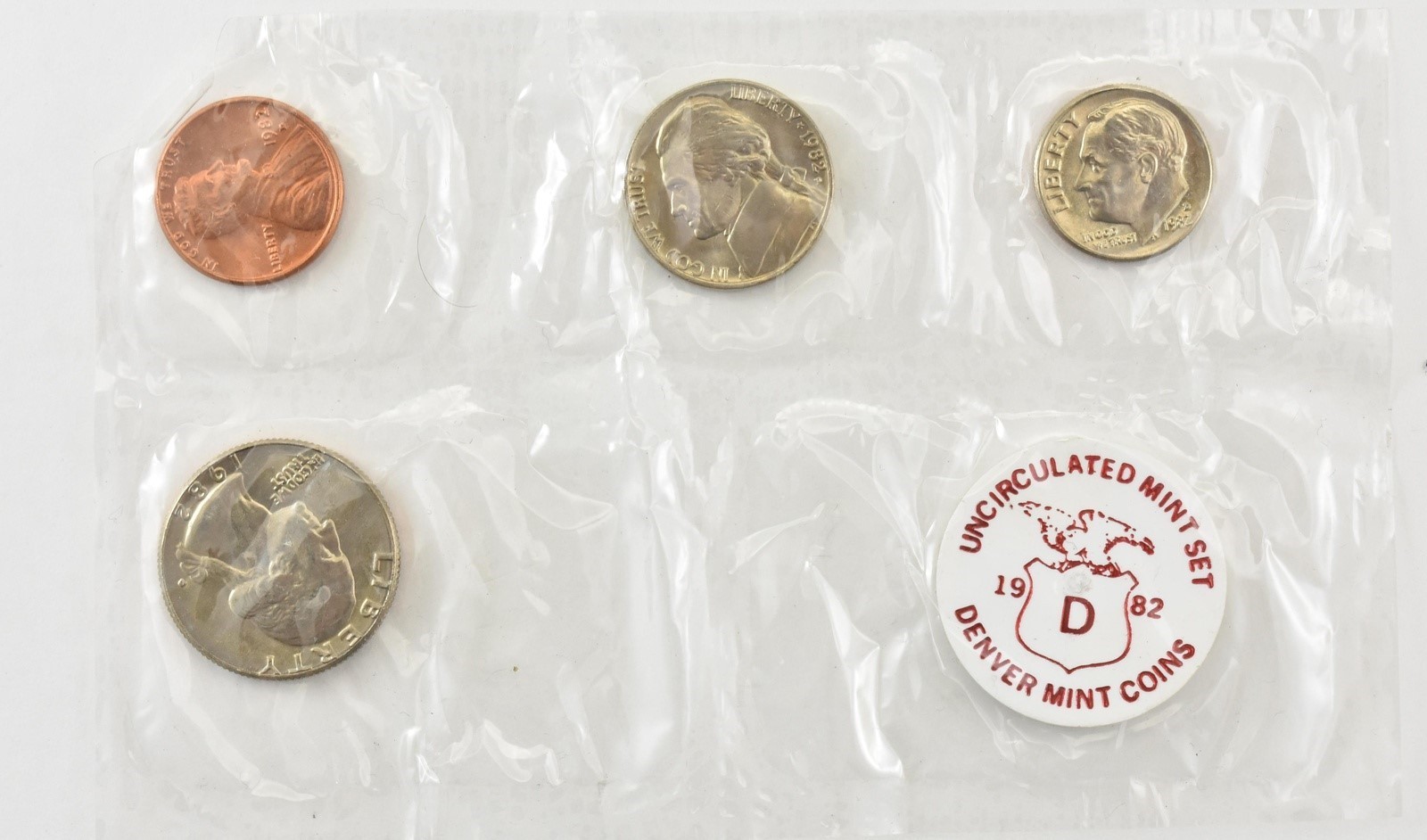 1982 Uncirculated Mint P/D *8204