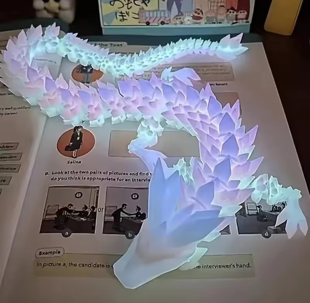 Cool Light Up Rainbow Reflection Decorative Model Toy - 22cm
