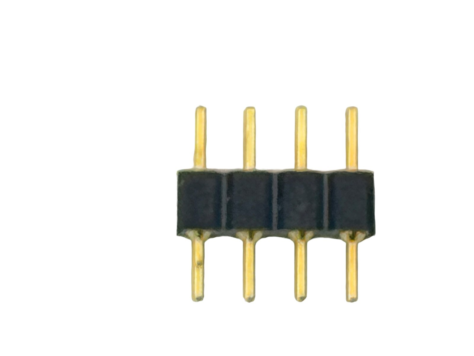 Rebaydo 4pcs 4 Conductor Black Flexible LED Light Connector